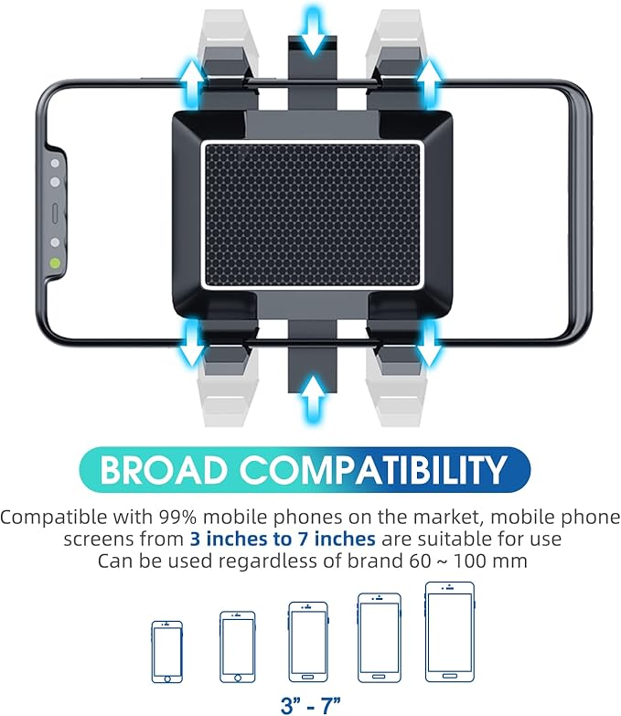 360°Rotatable and Retractable Car Phone Holder